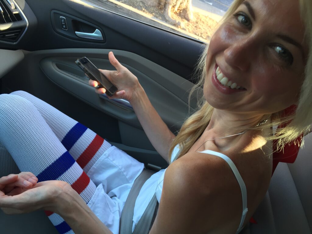 amber american apparel socks